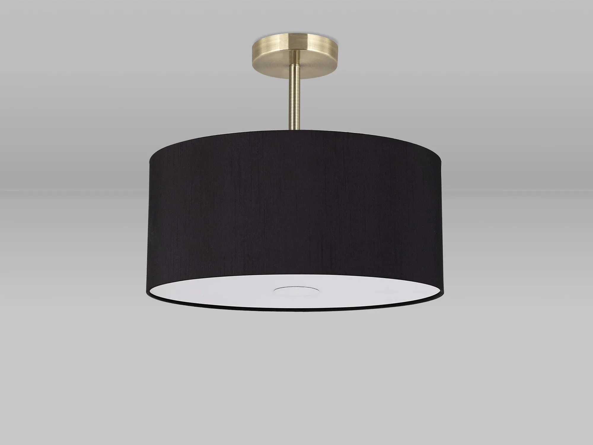 Universal 40cm Frosted Acrylic Diffuser Chrome Centre White D0319  Deco Universal